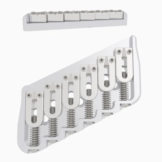 Hipshot Multi-Scale Fixed Guitar Bridge, 6 String
